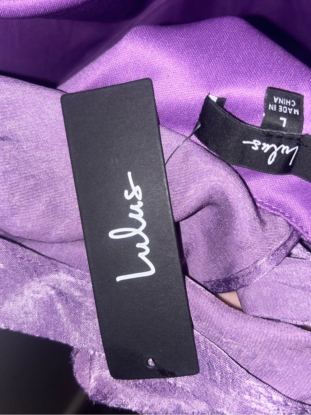 Lulu's Lavender Purple Mini Dress